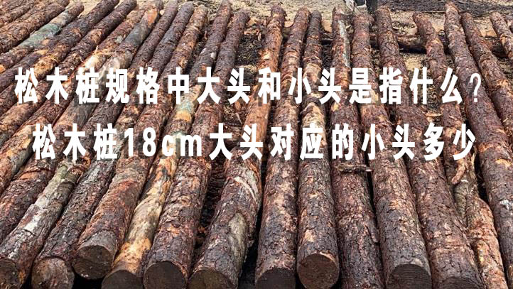 松木樁規(guī)格中大頭和小頭是指什么？松木樁18cm大頭對應(yīng)的小頭多少